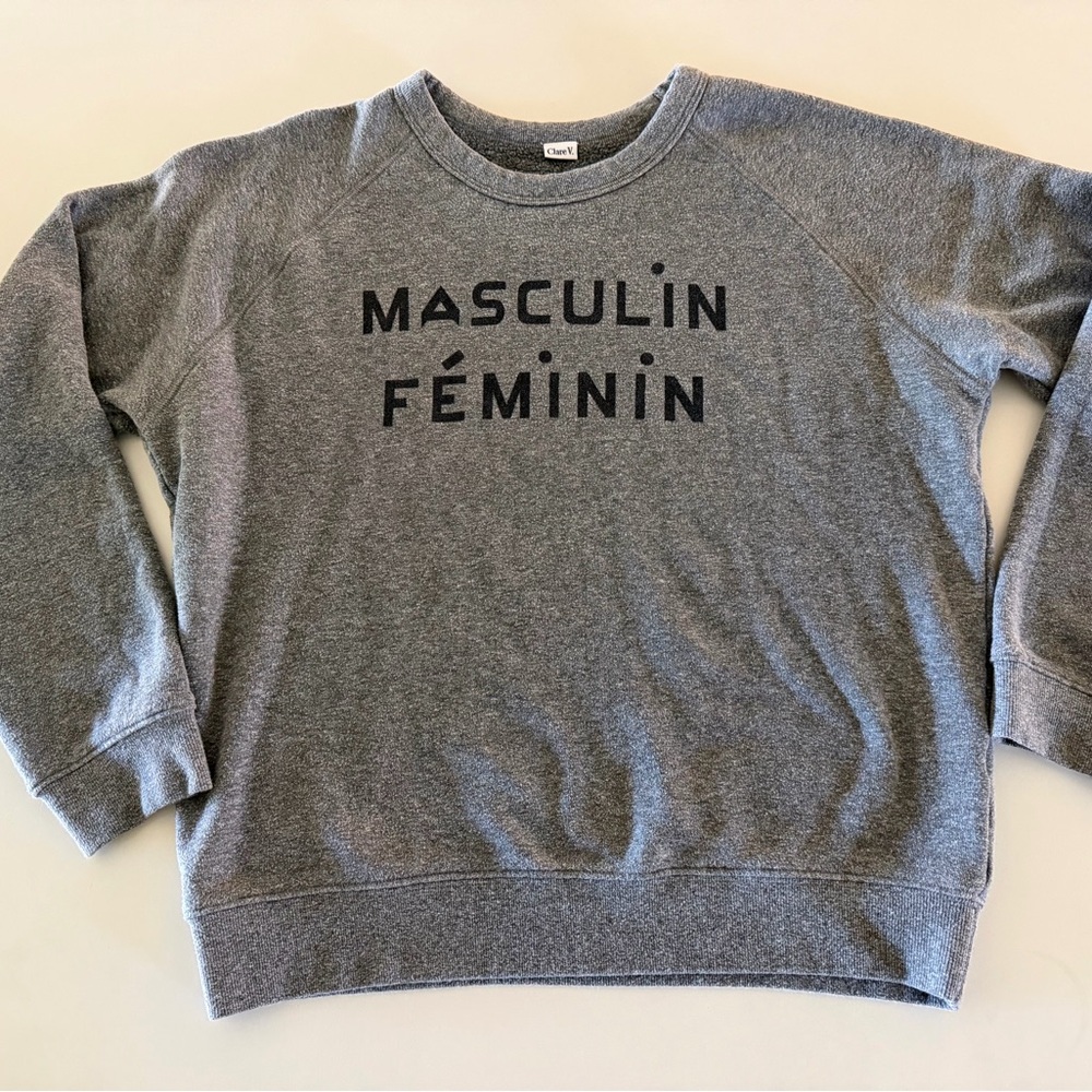 Clare V. Masculin Féminin Sweatshirt